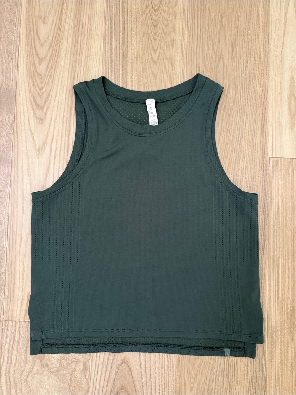 lululemon athletica Deep Green Racerback Workout Tank